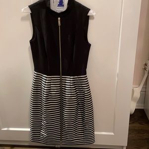 Front zipper dress
